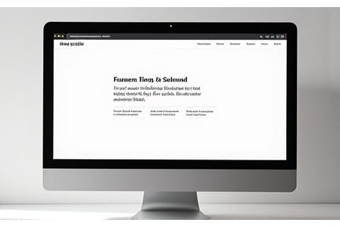 Typography selection showcasing different font families and their hierarchy, applied to headlines, subheadings, and body text on a web page layout.