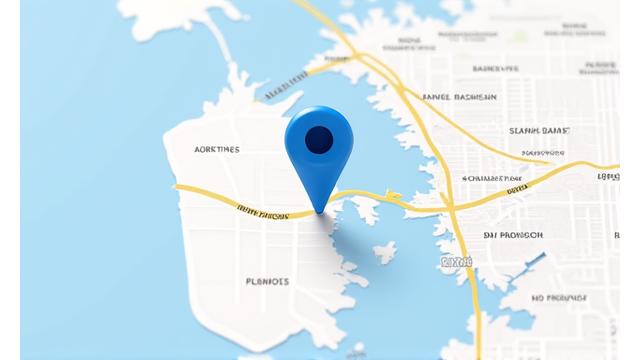 Map showing Aperture Canvas studio location at 2847 Mission Point Drive, San Francisco
