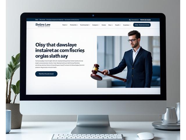 Website design for a modern San Francisco law firm