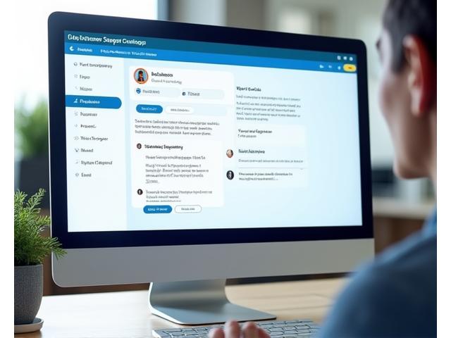 Support interface mockup showing live chat, ticketing, and phone contact options