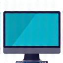 Desktop computer screen icon